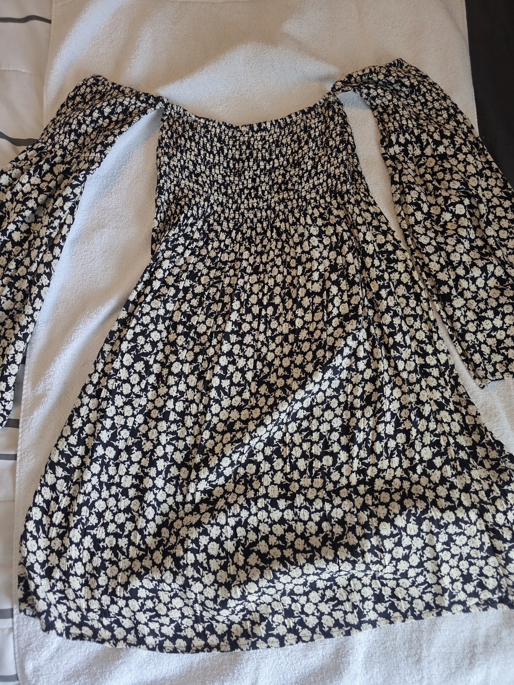 Billabong "Night Fox" Off The Shoulder Midi Dress